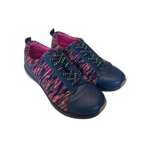 TRAQ BY‎ ALEGRIA "QEST" WOMENS EU 37 US 6 SMART WALKING SHOES NAVY #S105-5